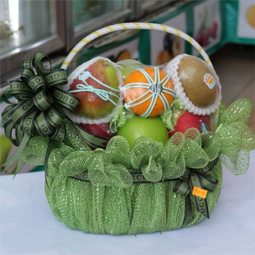 giỏ hoa quả tết Trung thu 2025