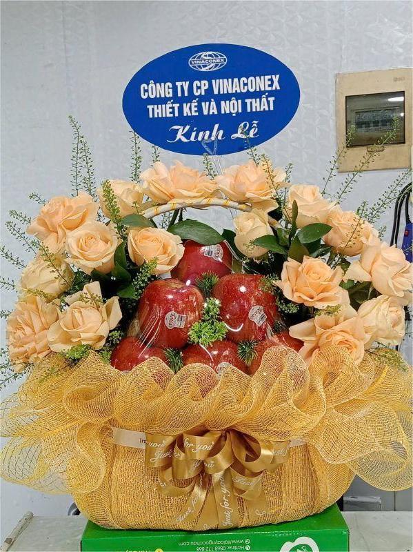 Giỏ hoa quả đám giỗ