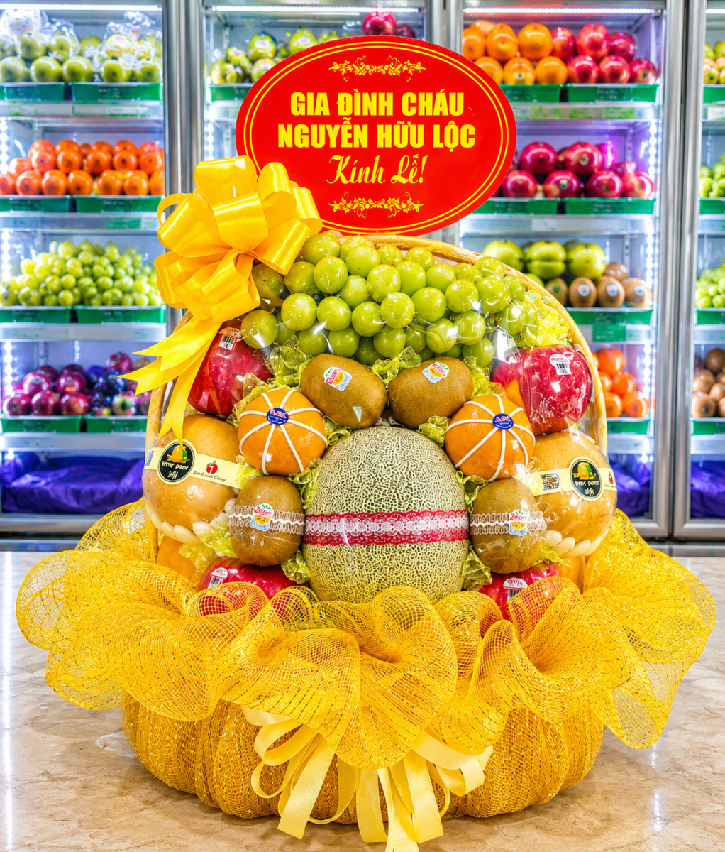 Giỏ hoa quả nhập khẩu
