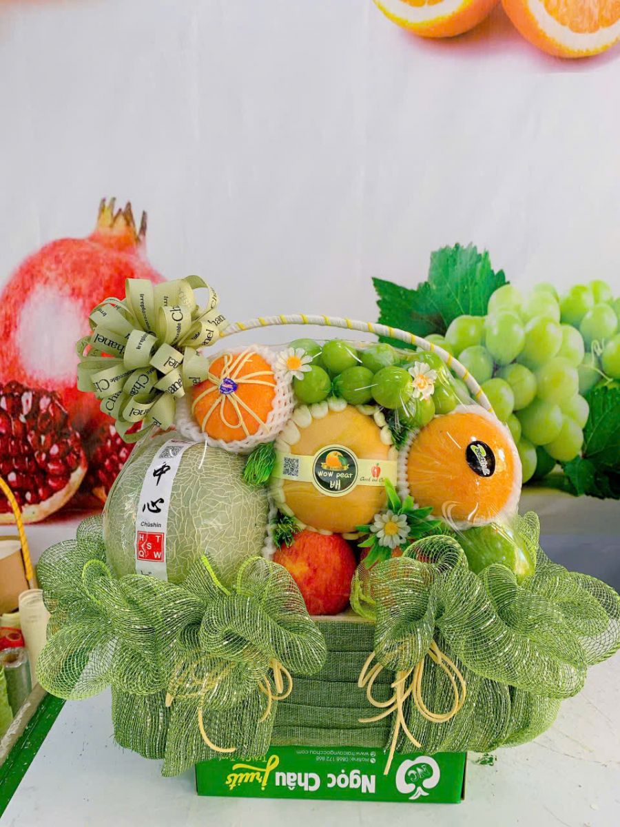 giỏ trái cây tết