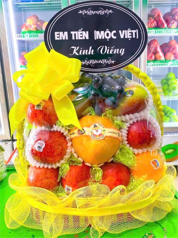 Giỏ trái cây đám tang