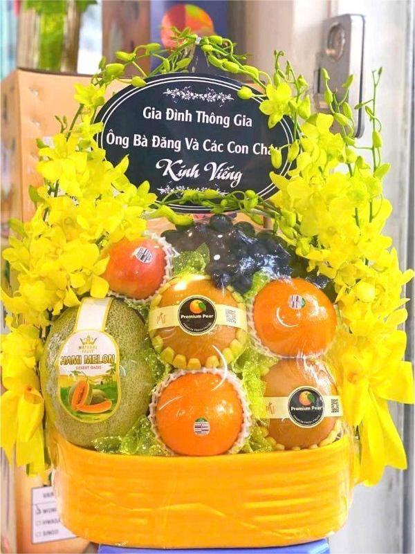 Giỏ trái cây đám tang