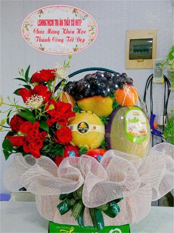 Giỏ trái cây cảm ơn thầy cô