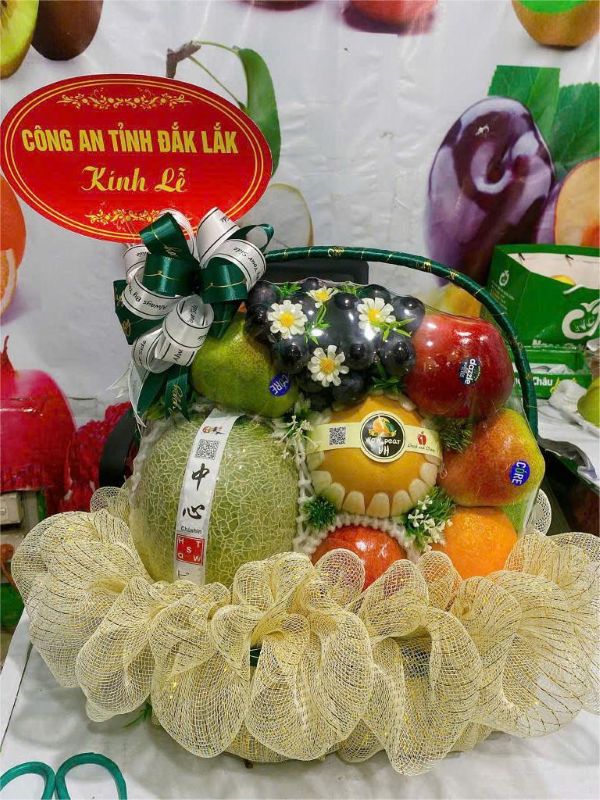 Giỏ trái cây cúng đám giỗ