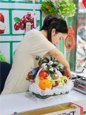 Giỏ trái cây cúng đám giỗ