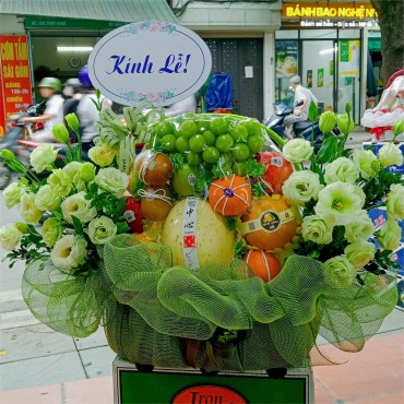 GIỎ HOA QUẢ THẮP HƯƠNG 2025