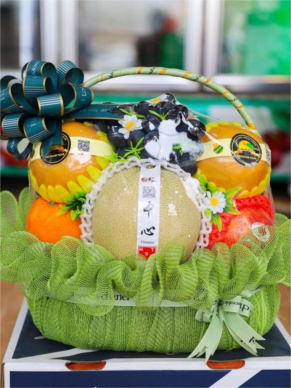 giỏ trái cây tết