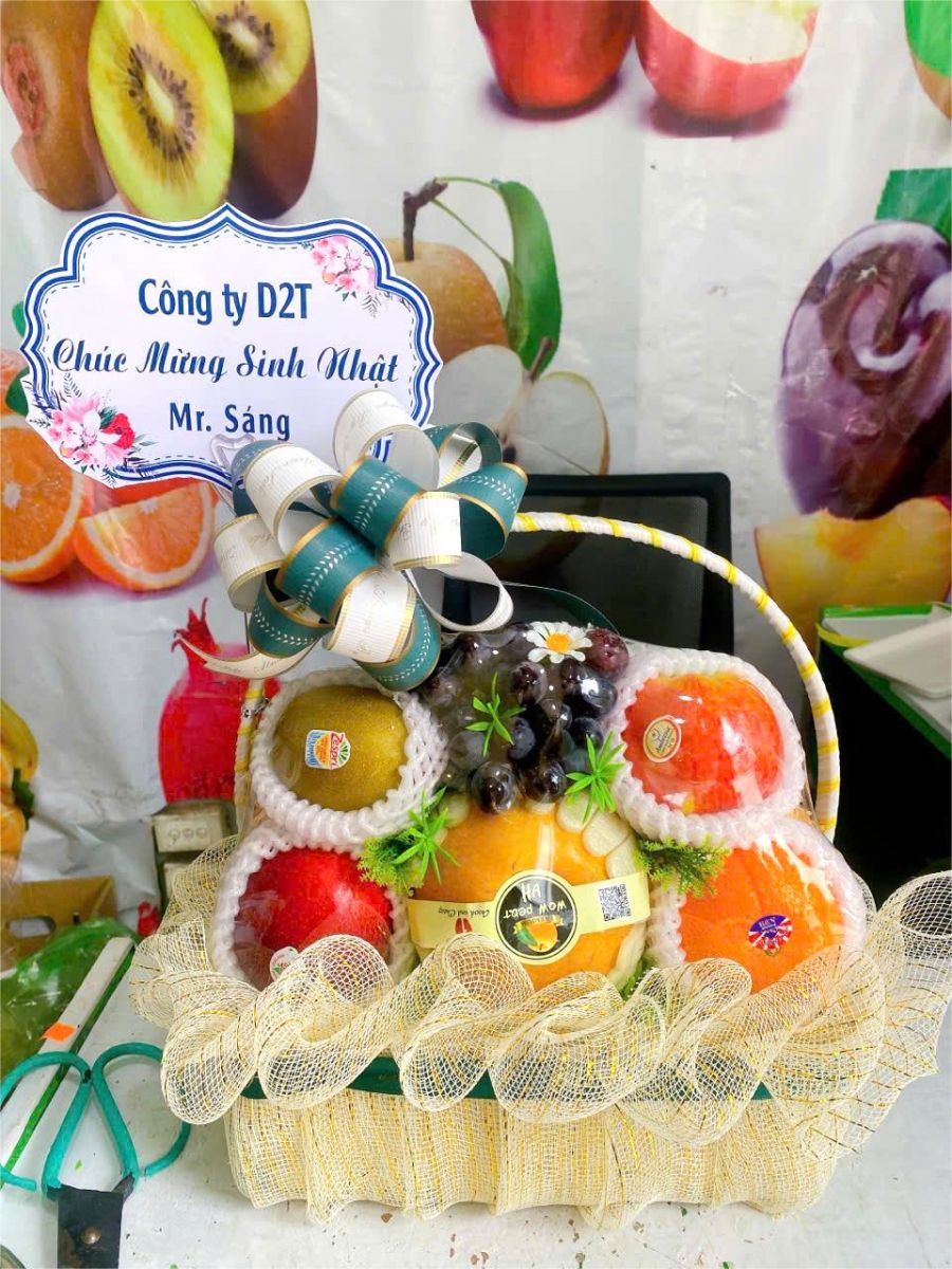 Giỏ trái cây tặng sinh nhật