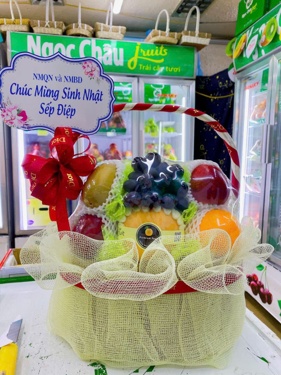 Giỏ trái cây tặng sinh nhật