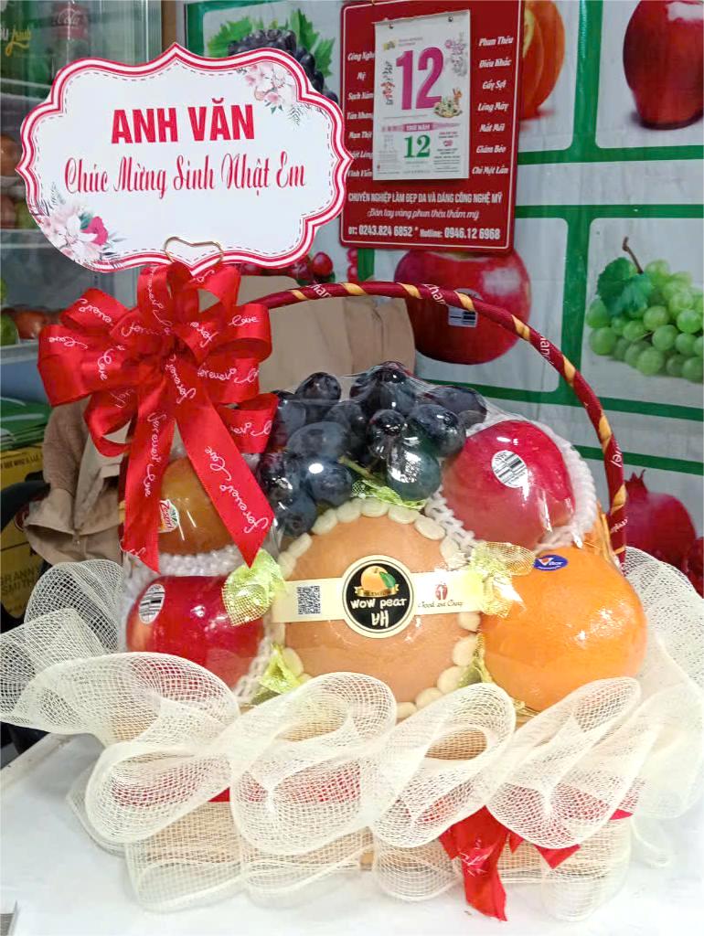 Giỏ trái cây tặng sinh nhật