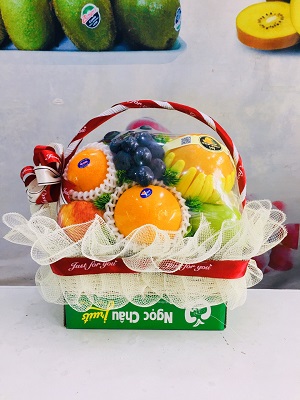 Cách làm giỏ hoa quả đơn giản