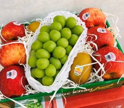 Bán hộp hoa quả nhập khẩu tại Hà Nội
