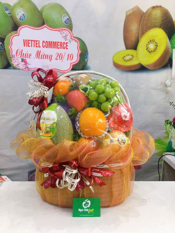 giỏ hoa quả tặng sếp nên chọn gì