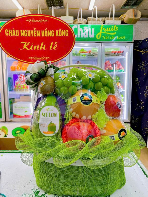 Mua giỏ hoa quả làm quà