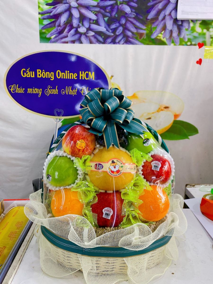 Những mẫu giỏ hoa quả đẹp