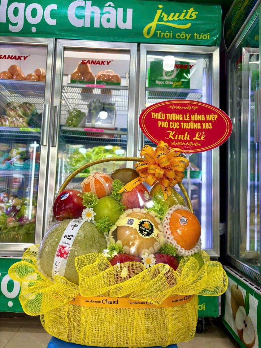 Giỏ trái cây nhập khẩu thắp hương