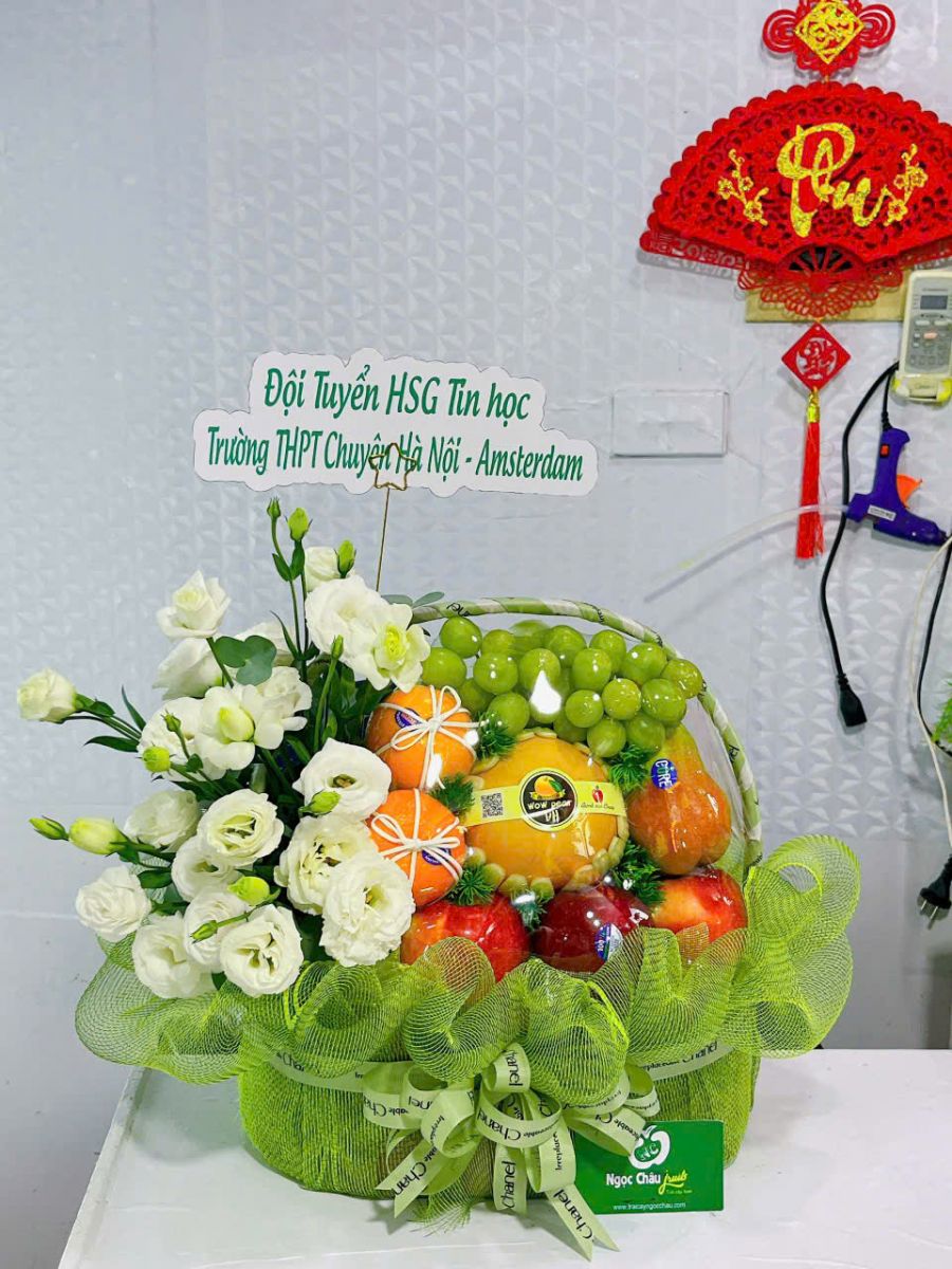giỏ hoa quả đẹp ngày Nhà giáo Việt Nam 20/11