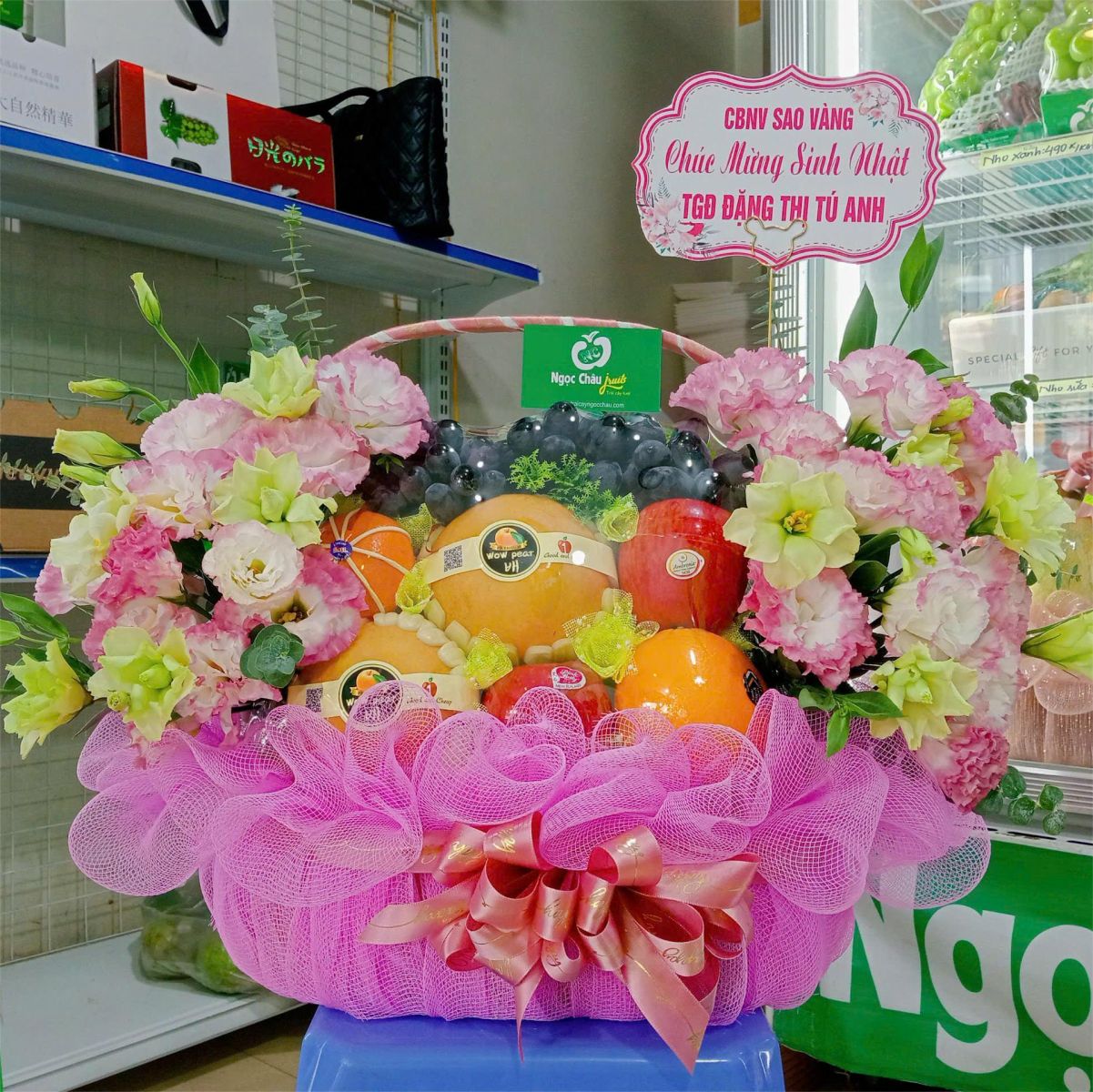 giỏ hoa quả đẹp ngày Nhà giáo Việt Nam 20/11