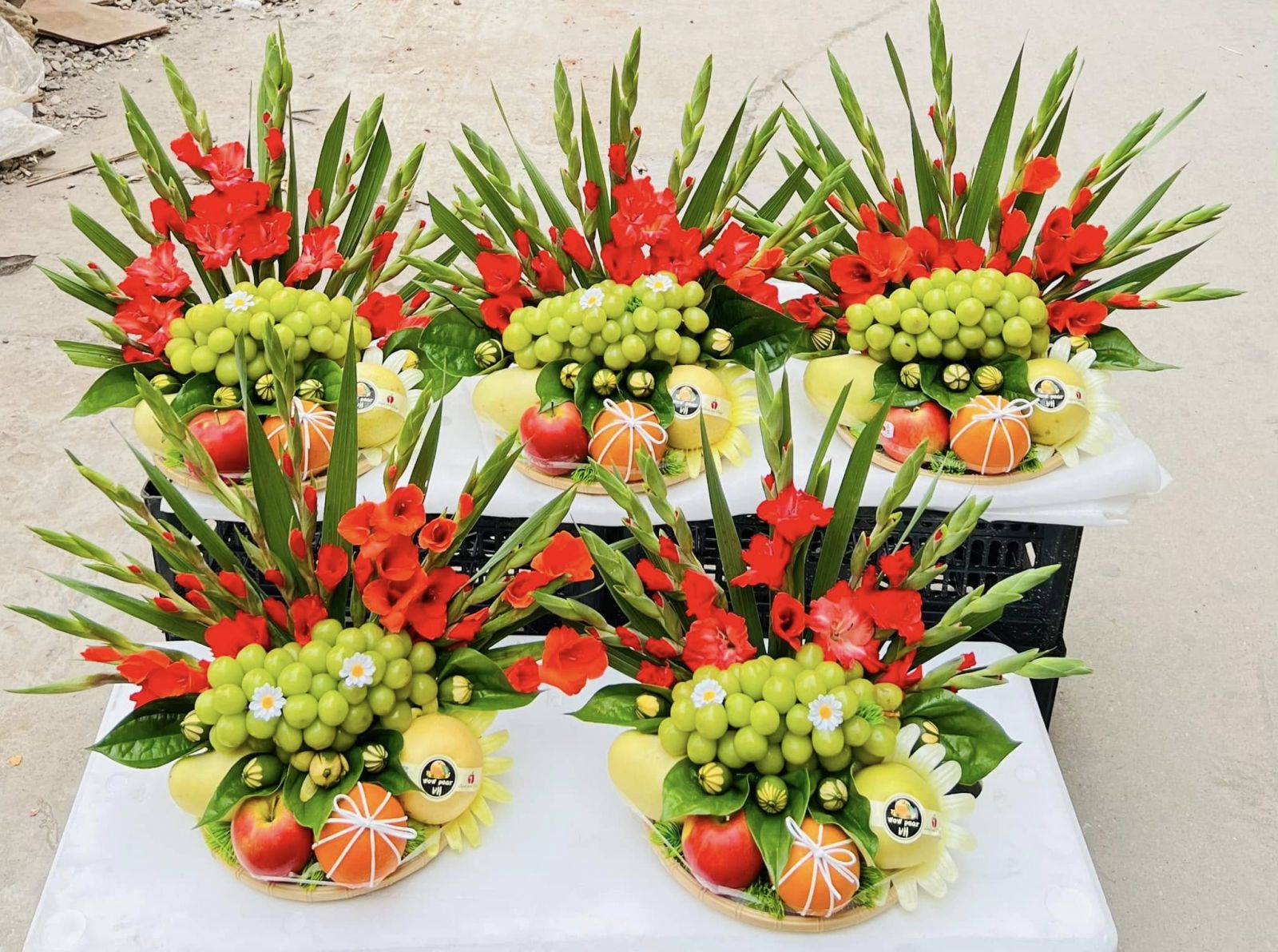 Đĩa hoa quả đẹp đơn giản